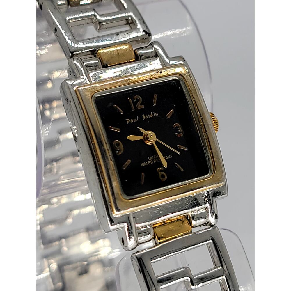 Paul Jardin Square Face Two-Tone Watch - Quartz, Water Resistant